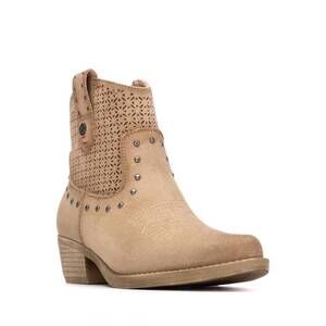 NEW XTI women's 17504201 refresh ankle boot in beige